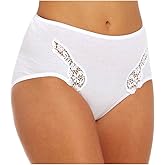 Calida Women's Feminine Sense Brief Panty, 22451, White, XL