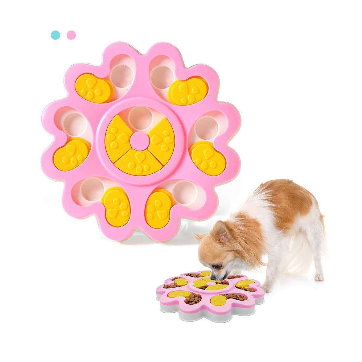 Kismaple Cat Dog Feeder Treat Puzzle Toy Dog Activity Interactive