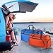OXA Lightweight Foldable Travel Duffel Bag with Shoes Bag, Orange