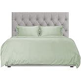 Hotel Sheets Direct Duvet Cover Bed Linen Set, 3 -Piece Set, Light Green, Full