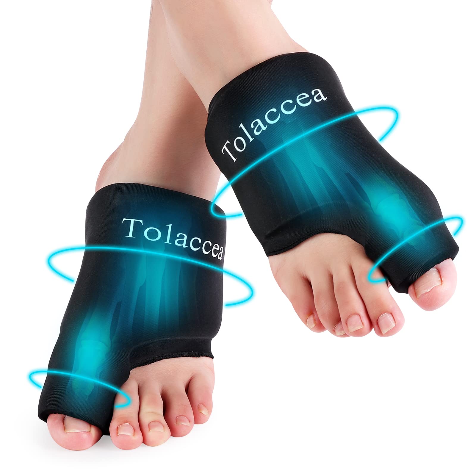 Photo 1 of Foot Ice Packs Big Toe for Pain Relief, Flexible Cold Pack for Bunion Relief, Reusable Gel Ice Pack for Hot and Cold Therapies, Ice Pack for Swelling, Sprained, Bruises, Post-Surgery Recovery