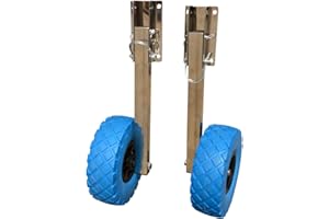 Stainless Steel Boat Transom Launching Wheel Dolly For Inflatable boat