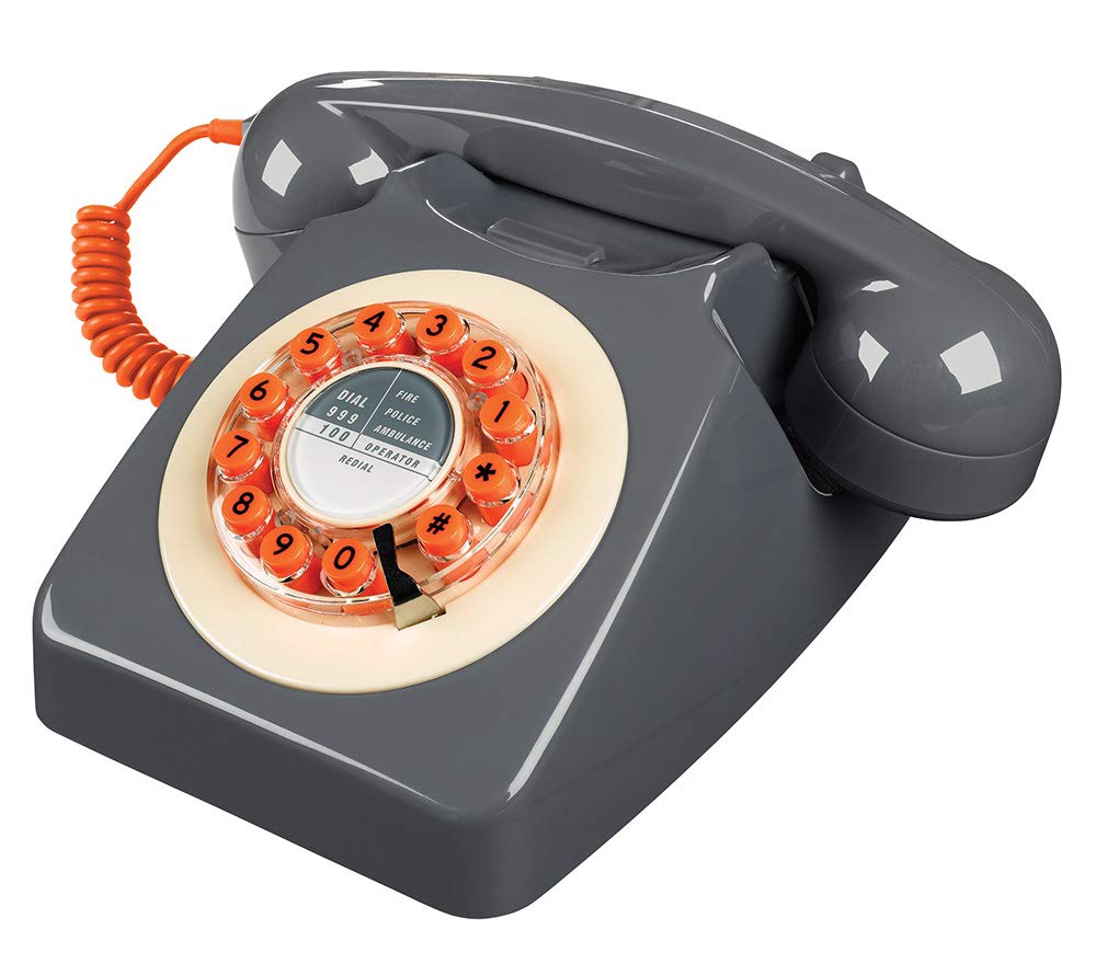 Wild and Wolf Retro 746 Telephone | Concrete Grey