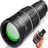 16x52 Adults High Power Monocular Telescope Compact Monocular Telescope Lightweight and Waterproof Design Suitable for Bird Watching, Hiking and Wide Field of View