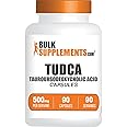 BulkSupplements.com TUDCA Capsules - TUDCA Supplement, Tauroursodeoxycholic Acid, TUDCA 500mg for Liver Support - Gluten Free, 1 Capsule per Serving, 90 Capsules (Pack of 1)
