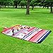 HOMFA Waterproof Picnic Blanket Beach Mat 78.7” x 59”/ 78.74” x 78.74”Sleeping Pads For Camping Hiking Outdoor Traveling