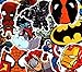 Superhero Toy Stickers For Kids - 32 pcs - Random/Different/Laptop/Skateboard (DRC US Seller)