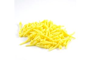 200Pcs 2Bags High Performance Impression Mixing Tips, HP T-Style Tips, Yellow Intra-Oral Tips