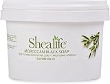 Shealife Moroccan Black Soap Savon Beldi 1kg Natural Olive Oil Exfoliating view 1