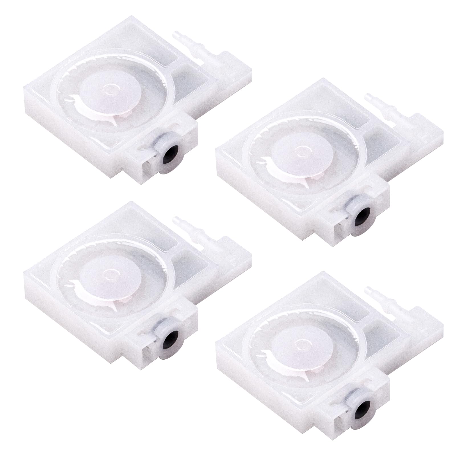 Photo 1 of 4PCS Printer Ink Damper Replacement Fit for Epson P408 R1900 R1390 L1800 L1400 R2000 R2400 L1300 T50 L805 DTF Printers Fits for E-pson Document Photo Printer Cartridge Accessories Dumper White