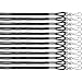 Champion Sports Heavy Nylon Lanyard - 12-Pack - Black