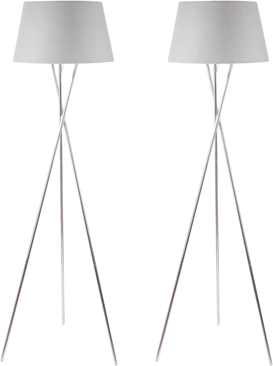 light grey floor lamp