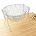 EpochAir Deep Fry French Chef Basket, Foldable Steam Rinse Strain Magic Stainless Steel Strainer Net Basket for Kitchen Cooking