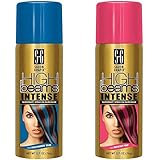 High Beams Intense Temporary Spray Hair Color Popstar Pink & Head Bangin Blue Set