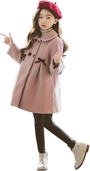 Amazon ダーセン 女の子 アウター ジャケット 防寒 キッズ ガールズ トレンチコート 秋冬 おしゃれ 女児 厚手 暖かい 子供服 人気 女の子 通園 通学 カジュアル キッズ ロング丈 ダッフルコート 裏起毛 中綿コート 可愛い クリスマスプレゼント コート ジャケット 通販