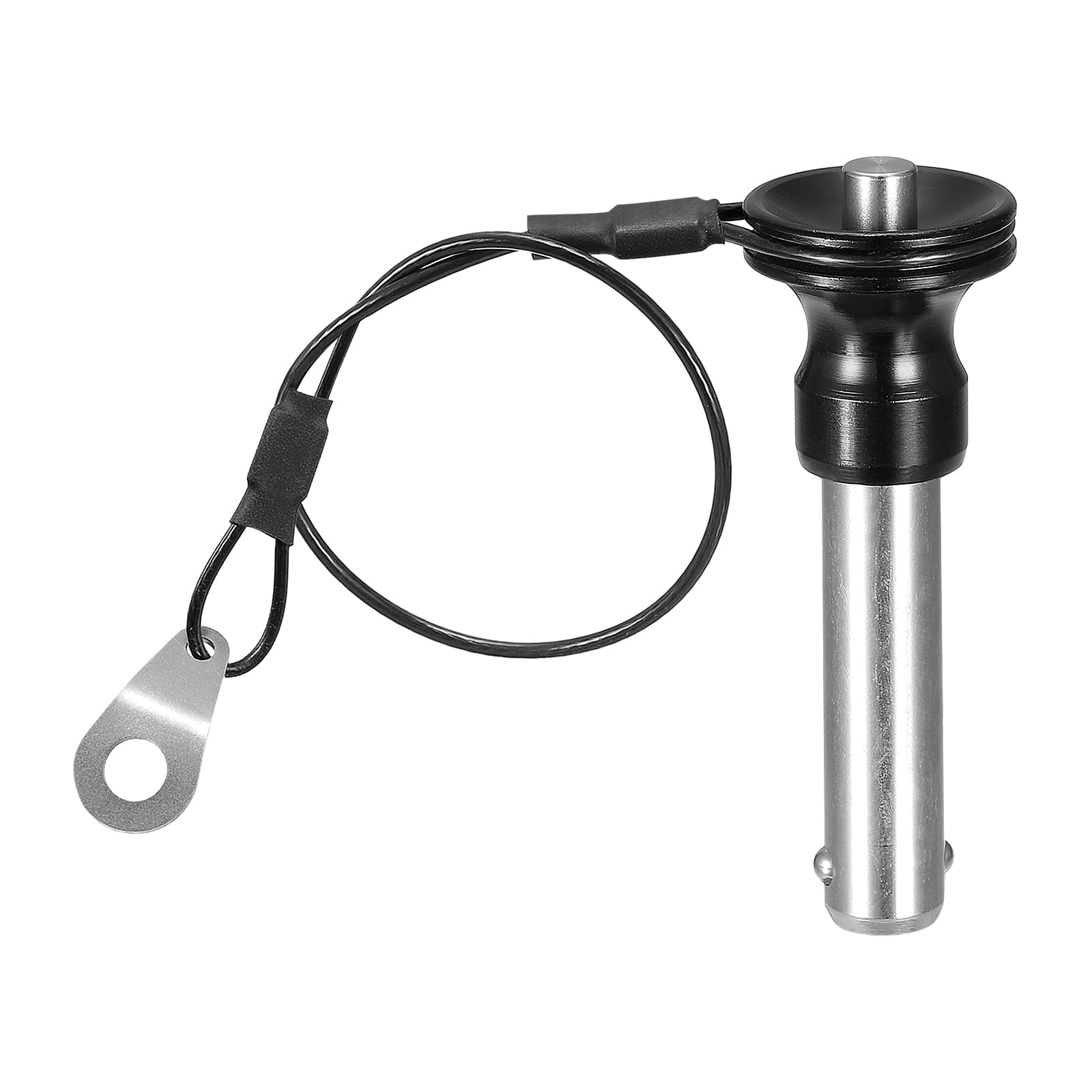 DTGN 10mmx31mm(DxL) Quick Release Pin - Good for Quickly Connecting Hooking Up Components - 304 Stainless Steel Push-Button Ball Locking Pins with Wire - Silver