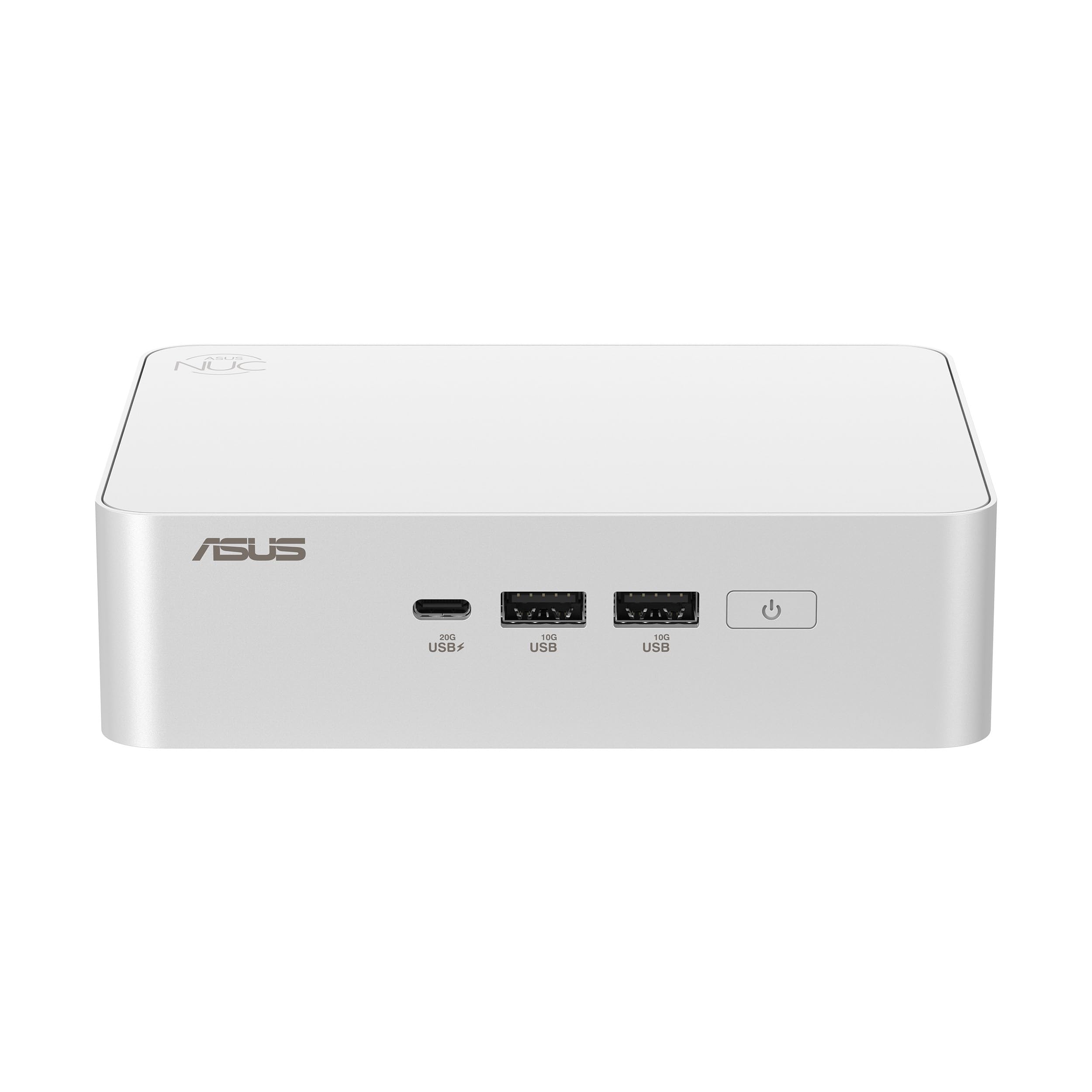 ASUS NUC 15 Pro+, Mini PC Intel Core Ultra 7 265H, Barebone, DDR5-6400, Scheda Grafica Integrata, Wi-Fi 7, Bluetooth 5.4, Compatibile con Windows 11 Pro e Windows 11 Home, Bianco