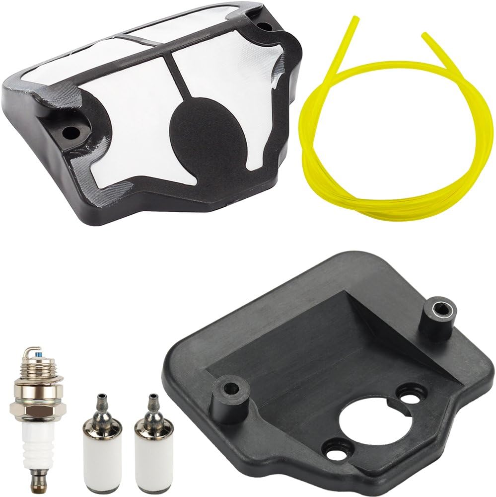 Harbot 530029811 Air Filter with Housing Bottom Tune Up Kit for Husqvarna 36 41 136 136LE 137 137E 141 141LE 142 142E Craftsman Chainsaw