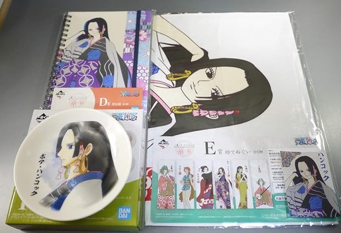 Amazon Co Jp 一番くじ ワンピース One Piece Girl S Collection 華ノ幕 ボア ハンコック D賞e賞f賞3点セット ステッカー ホビー 通販