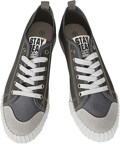 Amazon Star スニーカー メンズ ローカット ローテク カジュアルシューズ ホワイトソール ファイヤーパターン キャンパススニーカー キャンバス生地 Star シューズ バッグ