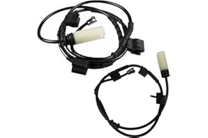 Bapmic Front 34356792572 + 34356792573 Rear Brake Pad Wear Indicator Sensors for Mini Cooper R55 R56 2010-2014