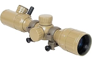 Monstrum Tactical 2-7x32 AO Rifle Scope with Illuminated Range Finder Reticle