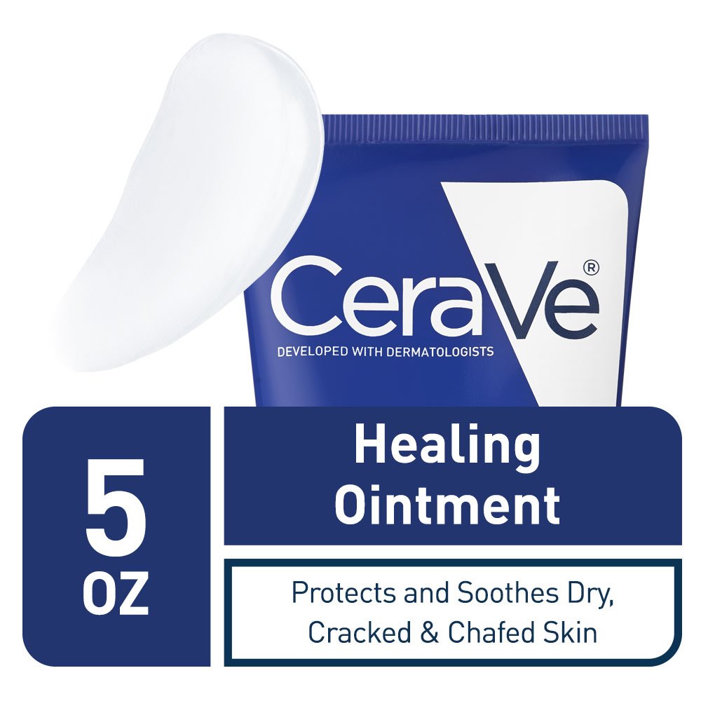CeraVe Healing Ointment | 5 Ounce | Cracked Skin Repair Skin Protectant with Petrolatum Ceramides | Fragrance Free : Beauty