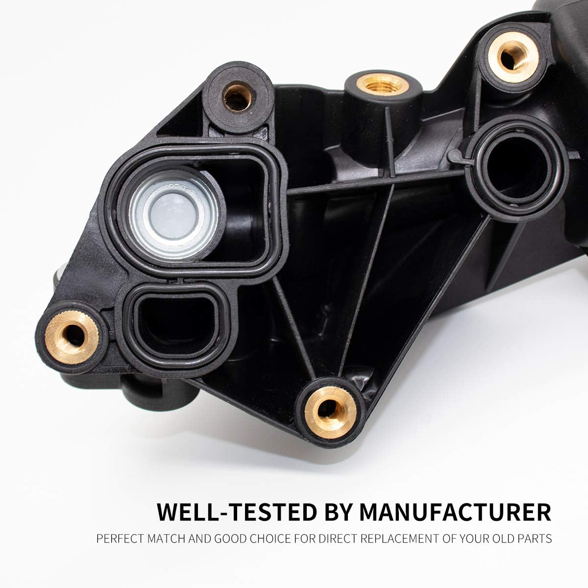 Sikawai 07K115397D Engine Oil Filter Base Housing Assembly Fits for Audi TTRS Mk2,Volkswagen Golf Jetta Rabbit New Beetle Replaces 07K115397B, 07K115397A: Automotive