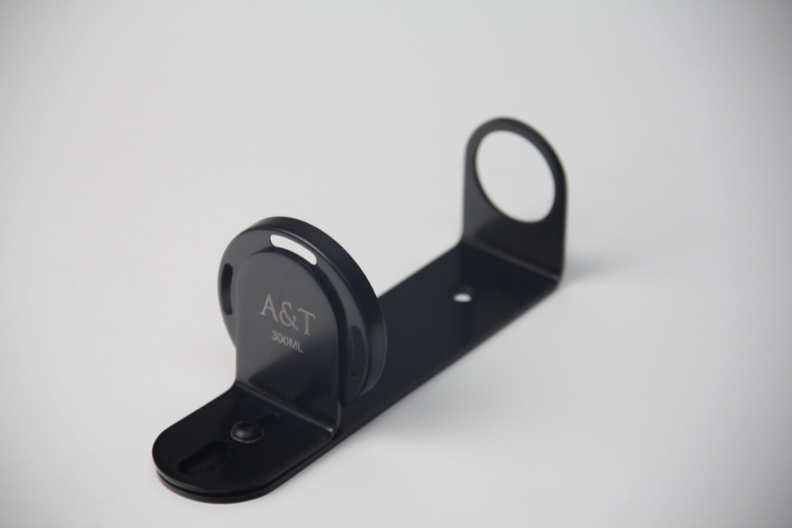 Wall Mount 300ml Single Dispenser Black Holder Ideal for Sea Kelp Bottles