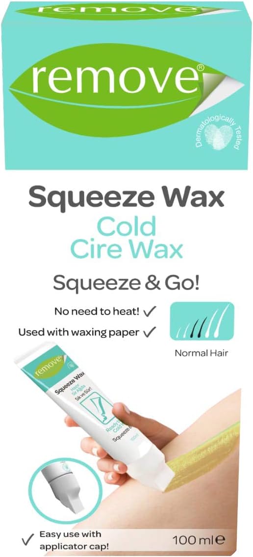 REMOVE Squeeze Wax Cold Cire Wax NORMAL, No Heat Needed