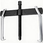 Tlence 2-Jaw Gear Puller, 10 Inch Two Claws Puller Tool, Adjustable Steel Bearing Pulling Device, Heavy Duty Removal Pulleys, Separate Lifting Device for Flywheel Industrial Use, DIY Projects