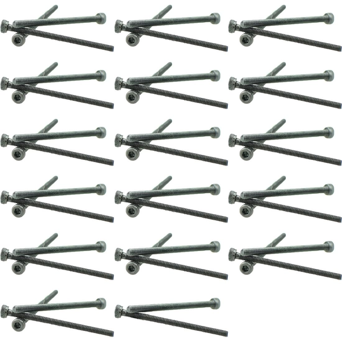 XunLiu Grade 12.9 Alloy Steel Hex Socket Head Cap Screws (50, M2.5X35)