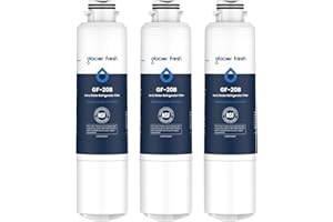GLACIER FRESH DA29-00020B Refrigerator Water Filter Compatible with Samsung DA29-00020A/B, DA29-00020B-1, HAF-CIN/EXP, 46-9101, RF4267HARS For French Door Fridge Kitchen (3 PACK)