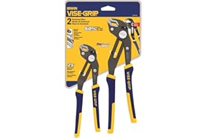 IRWIN VISE-GRIP GrooveLock Pliers Set, V-Jaw, 2-Piece (2078709)