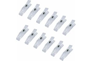 12 Clips for Pleated Paper Blinds Shades, Clear Plastic Blinds Clips for Window Temporary Window Blinds Shades Clips That Hol