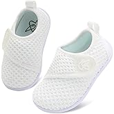 LeIsfIt Baby Shoes Boys Girls First Walking Shoes Non-Slip Infant Sneakers Lightweight Slip-on Crib Sneakers for First Walkers