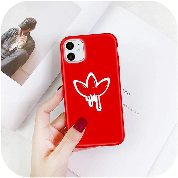 Amazon Ai Xiaomojiスポーツブランドロゴソフトケースfor Iphone 11プロx Xs最大xr 8 7プラスse 2マットシリコーン電話カバーファッションフラワーcoque Fundas 2 For Iphone 11 Promax 家電 カメラ オンライン通販