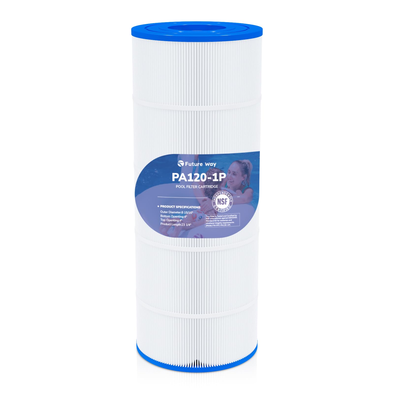Photo 1 of Future Way C1200 Pool Filter Cartridge Replacement for Hayward Star Clear Plus C1200, Replace Pleatco PA120, Hayward CX1200RE, Unicel C-8412, 120 sq.ft
