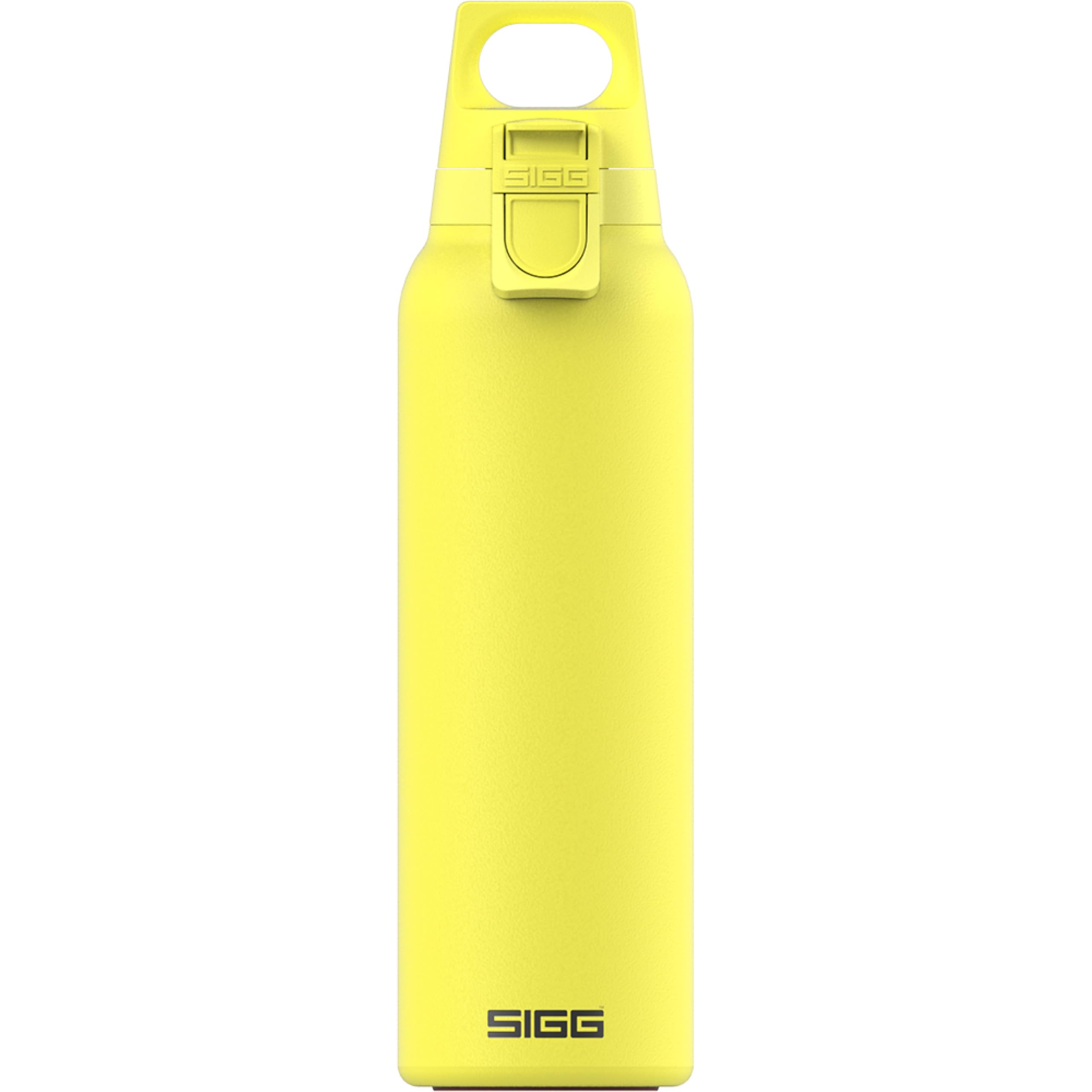 SIGG - Insulated Water Bottle - Thermo Flask Hot & Cold One Light - with Fruit Strainer - Leakproof - BPA Free - 18/8 Stainless Steel - Yellow - 0.55L