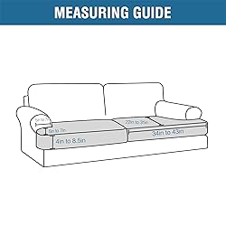 H.VERSAILTEX Stretch 2 Piece T Cushion Sofa