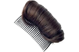 ELANDY Hair Bun Invisible False Hair Clip Hair Volume Base Bump Fluffy Hair Pad Styling Comb Hair Insert Tool Increased Hair Pad Hair Accessories for Women Girls
