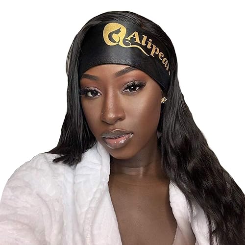 Ali Pearl Wig Grip Band, Satin Edge Laying Scarf for Lace Frontal