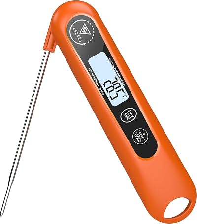 DOQAUS Meat Thermometer 3S Instant Read Backlit Foldable Probe 304 Stainless