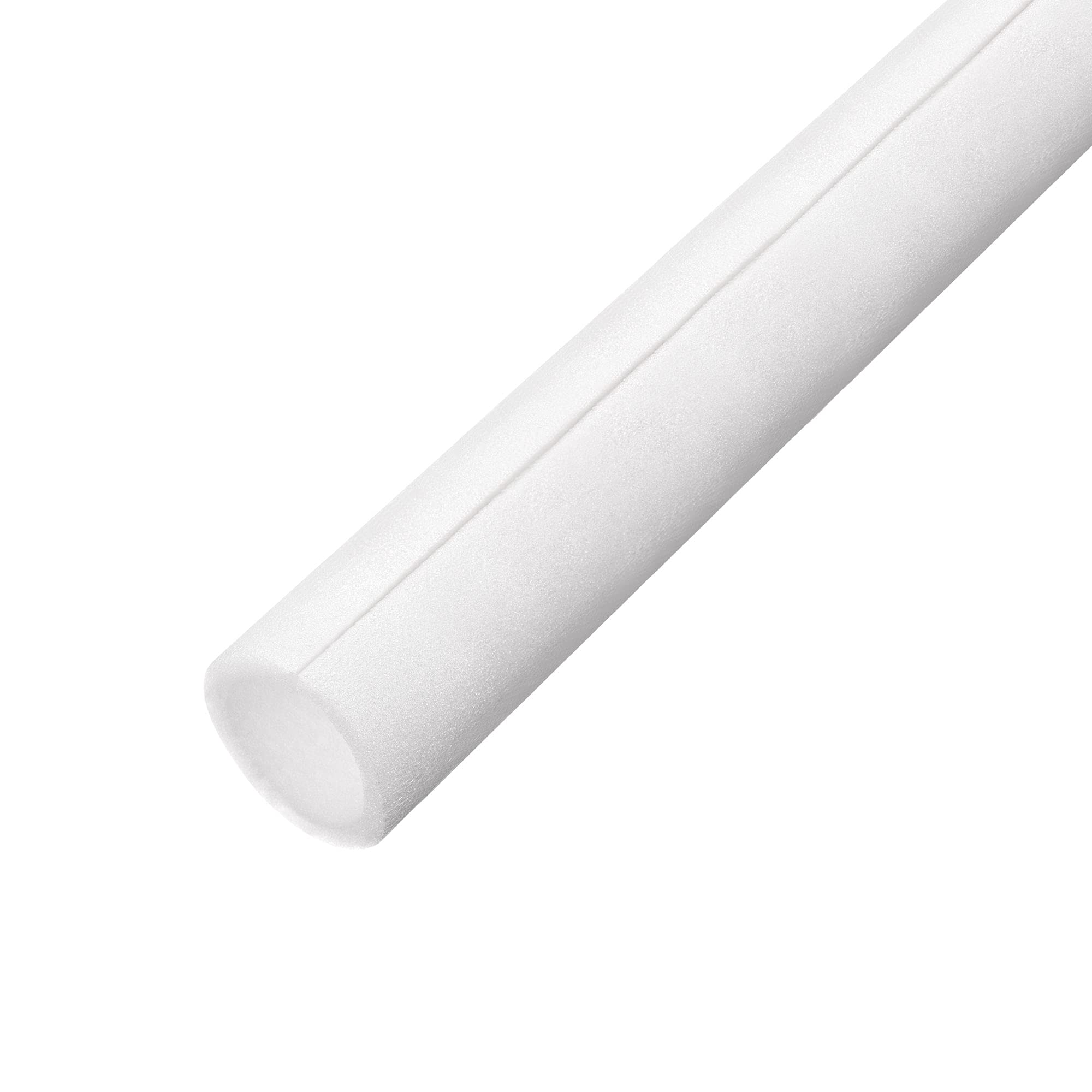 sourcing map Foam Tube Pipe Insulation Freeze Protection Cover 3.28 Ft Length 2.36in ID 3.14in OD Pipe Insulation Kits White 1 Pack