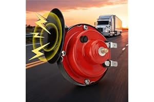 300DB Super Loud Train Horns, 12V Waterproof Electric Air Horns Replacement Kit, Automotive Accessories Universal for Cars Pi