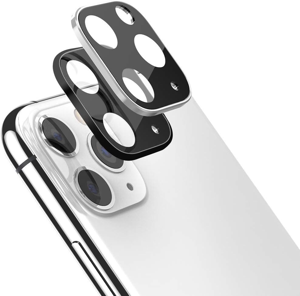 Screen Protector (6.1 Inch) Camera Lens(2019),Metal Frame Ultra-Thin High Definition 9H Hardness 2.11D Bubble-Free Anti-Scratch Clear
