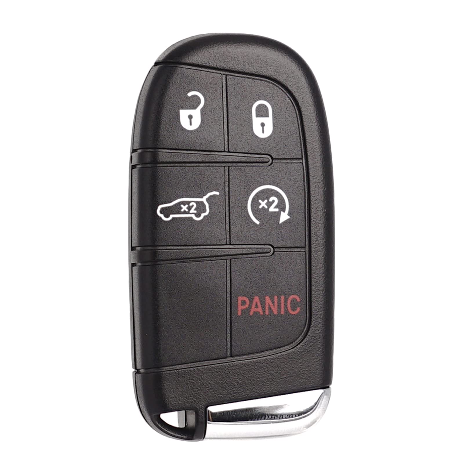 Photo 1 of SUPALAND Car Key Fob Replacement Fits for Jeep Grand Cherokee 2014-2022 Dodge Durango Push Start 5 Buttons Keyless Entry Remote Control 68143505AC M3N-40821302 68150061