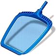 Swimline 8039 Premium Extra Strong Leaf Skimmer Net Head Cleaner for Swimming Pool Spa Fountain Pond Hot Tub Leaves Bugs Debris Fine Cleaning Maintenance, Heavy Duty Large, Blue