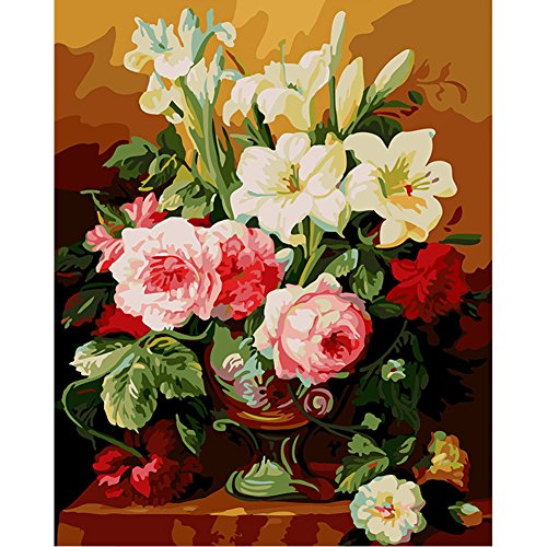 Floral Paint By Number Kits • Paint By Number For Adults