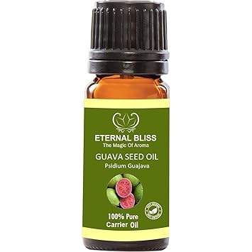 Eternal Bliss Guava Seed Cold Pressed Carrier Base Oil (100 ml) - Pure Natural & Undiluted For Skin Care & Hair Care Hair Oil||Guava seed oil||Pure Guava seed oil||Virgin Guavaseed oil
